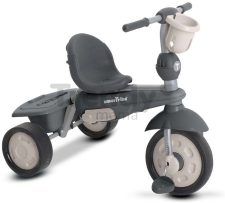 Trojkolka Voyage 4v1 Green smarTrike Touch Steering zelená s gumenými kolesami a tlmičom + držiakom na fľašu od 10 mes