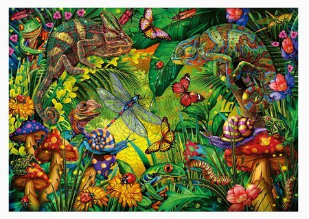 Puzzle Colourful Forest Educa 500 dielov a Fix lepidlo