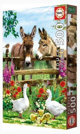 Puzzle Donkeys Educa 500 dielov a Fix lepidlo