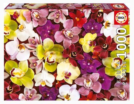 Puzzle Orchid Collage Educa 1000 dielov a Fix lepidlo