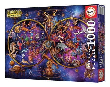 Puzzle Constellations Educa 1000 dielov a Fix lepidlo svietiace