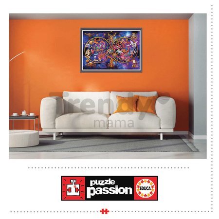 Puzzle Constellations Educa 1000 dielov a Fix lepidlo svietiace