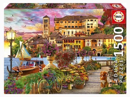 Puzzle Italian Promenade Forest Educa 1500 dielov a Fix lepidlo