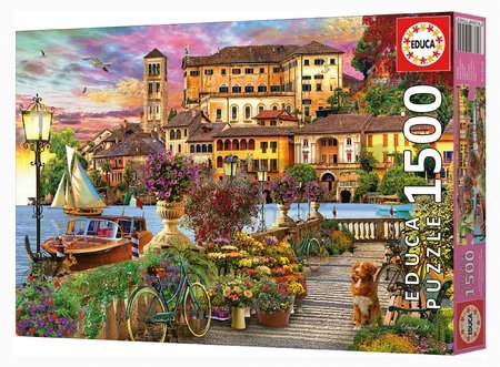 Puzzle Italian Promenade Forest Educa 1500 dielov a Fix lepidlo