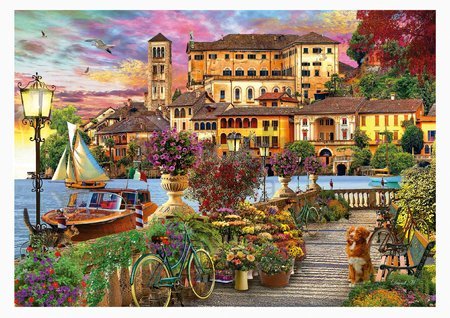 Puzzle Italian Promenade Forest Educa 1500 dielov a Fix lepidlo