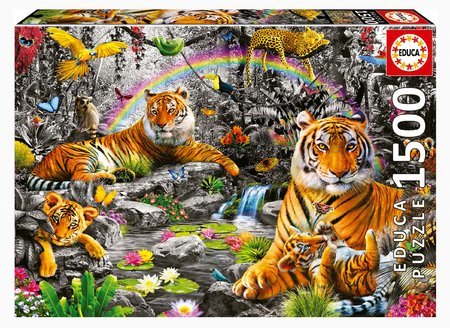 Puzzle Brilliant Jungle Educa 1500 dielov a Fix lepidlo