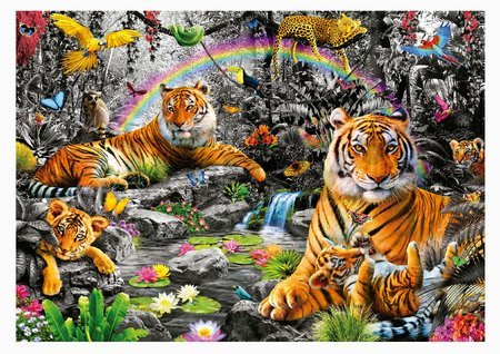 Puzzle Brilliant Jungle Educa 1500 dielov a Fix lepidlo