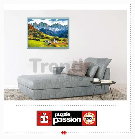 Puzzle Autumn in the Dolomites Educa 2000 dielov a Fix lepidlo