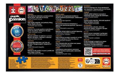Puzzle Tropical Esther Gili Educa 1000 dielov a Fix lepidlo