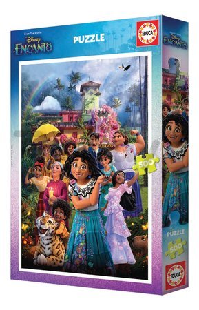 Puzzle Disney Encanto Educa 500 dielov a Fix lepidlo
