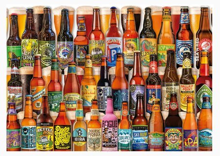 Puzzle Craft Beers Educa 500 dielov a Fix lepidlo