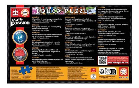 Puzzle Sagrada Família Interior Educa 1000 dielov a Fix lepidlo
