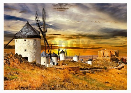 Puzzle Wind Mills Consuegra Educa 1500 dielov a Fix lepidlo