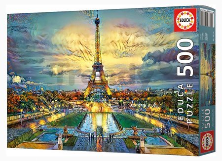 Puzzle Eiffel Tower Educa 500 dielov a Fix lepidlo