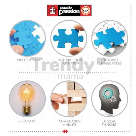 Puzzle Eiffel Tower Educa 500 dielov a Fix lepidlo