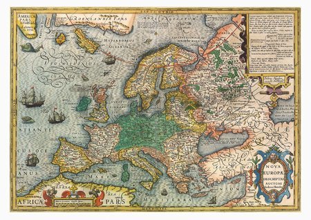 Puzzle Map of Europe Educa 1000 dielov a Fix lepidlo
