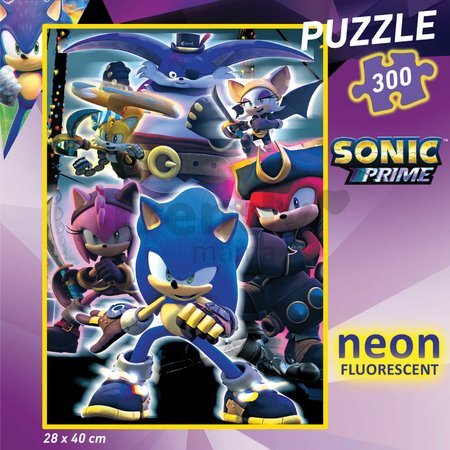 Puzzle Sonic Prime Educa 300 dielov svietiace od 8 rokov