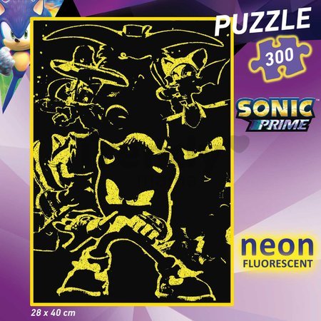 Puzzle Sonic Prime Educa 300 dielov svietiace od 8 rokov