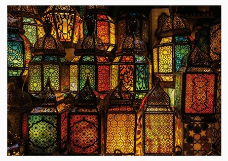 Puzzle Lantern Collage Educa 1000 dielov a Fix lepidlo