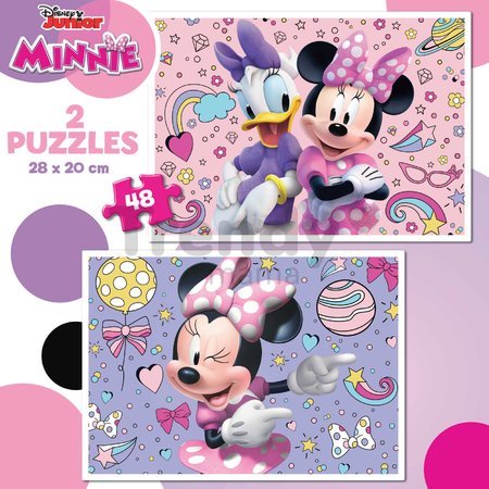 Puzzle Minnie Educa 2x48 dielov od 4 rokov