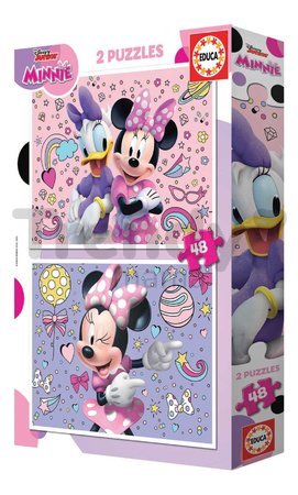 Puzzle Minnie Educa 2x48 dielov od 4 rokov