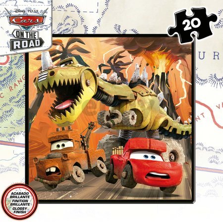 Puzzle Cars Disney Progressive Educa 12-16-20-25 dielov v kufríku