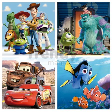 Puzzle Disney Pixar Progressive Educa 12-16-20-25 dielov od 3 rokov