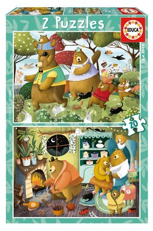 Puzzle Forest Tales Educa 2x20 dielikov
