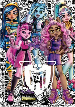 Puzzle Monster High Educa 500 dielov a Fix lepidlo