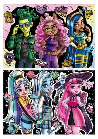 Puzzle Monster High Educa 2x100 dielov od 6 rokov