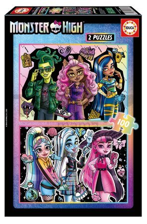 Puzzle Monster High Educa 2x100 dielov od 6 rokov