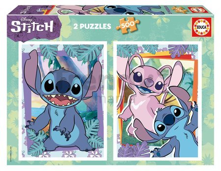 Puzzle Stitch Educa 2x500 dielov a Fix lepidlo