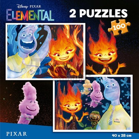 Puzzle Elemental Educa 2x100 dielikov od 6 rokov
