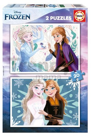 Puzzle Frozen Disney Educa 2x20 dielikov