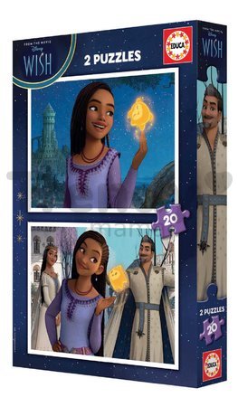 Puzzle Wish Educa 2x20 dielikov