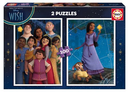 Puzzle Wish Educa 2x100 dielikov od 6 rokov