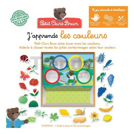 Náučná hra pre najmenších J´apprends les couleurs Educa Učíme sa farby so zvieratkami od 24 mes