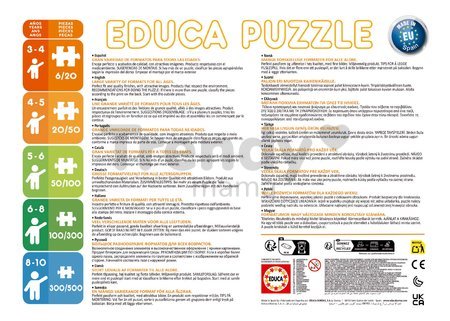Puzzle Petit Ours Brun Progressive Educa 12-16-20-25 dielov