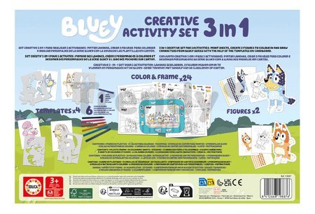 Kreatívne kreslenie s tabletom Creative Activity Set Educa Vytvor a vyfarbi si psíka s predlohami nálepkami a figúrkami