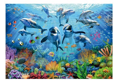 Puzzle Party Under The Sea Educa 500 dielov a Fix lepidlo