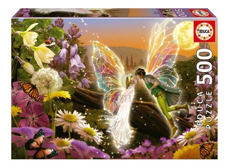 Puzzle The Kiss Educa 500 dielov a Fix lepidlo