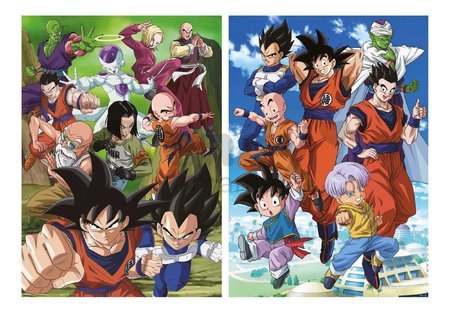 Puzzle Dragon Ball Educa 2x500 dielov a Fix lepidlo