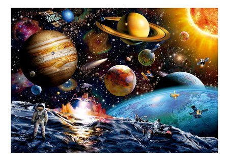 Puzzle Asteroid Mission Educa 1000 dielov a Fix lepidlo