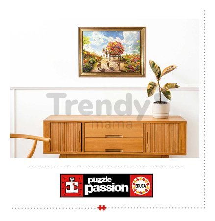 Puzzle Carrying Flowers Educa 1000 dielov a Fix lepidlo