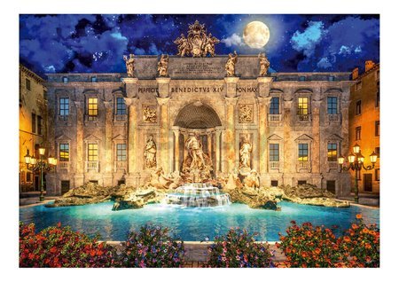 Puzzle Fontana Di Trevi Rome Educa 1000 dielov a Fix lepidlo