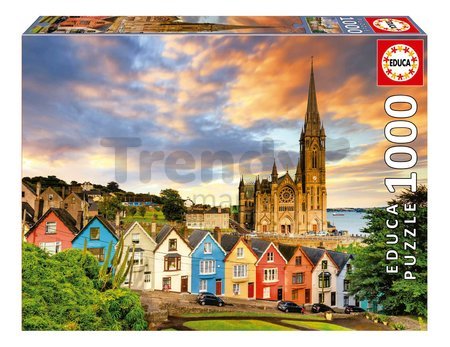 Puzzle Cobh Cathedral Ireland Educa 1000 dielov a Fix lepidlo