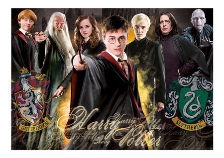 Puzzle Harry Potter Wizarding World Miniature Series Educa 1000 dielov a Fix lepidlo
