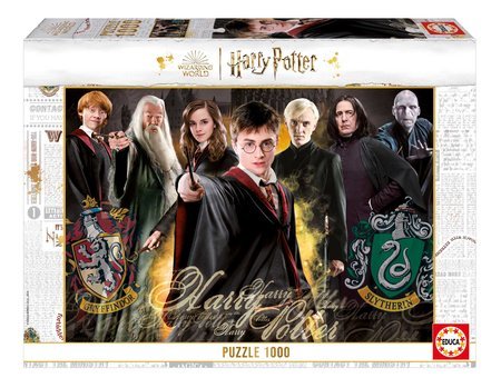 Puzzle Harry Potter Wizarding World Miniature Series Educa 1000 dielov a Fix lepidlo