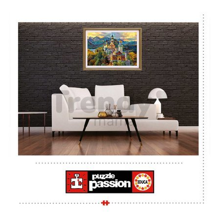 Puzzle Neuschwanstein Castle Educa 1000 dielov a Fix lepidlo