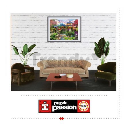 Puzzle Japanese Garden Educa 1500 dielov a Fix lepidlo